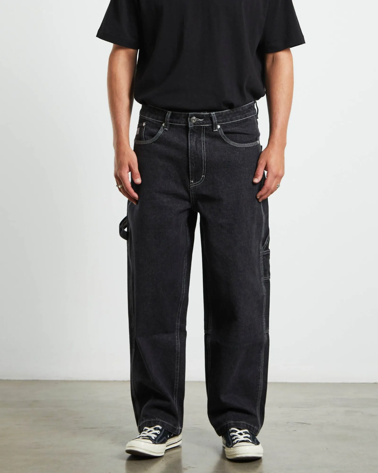 sretford_yk_cargo_jeans_i_1.webp Fashion SPENCER PROJECT Sretford Y2K Cargo Jeans In Black