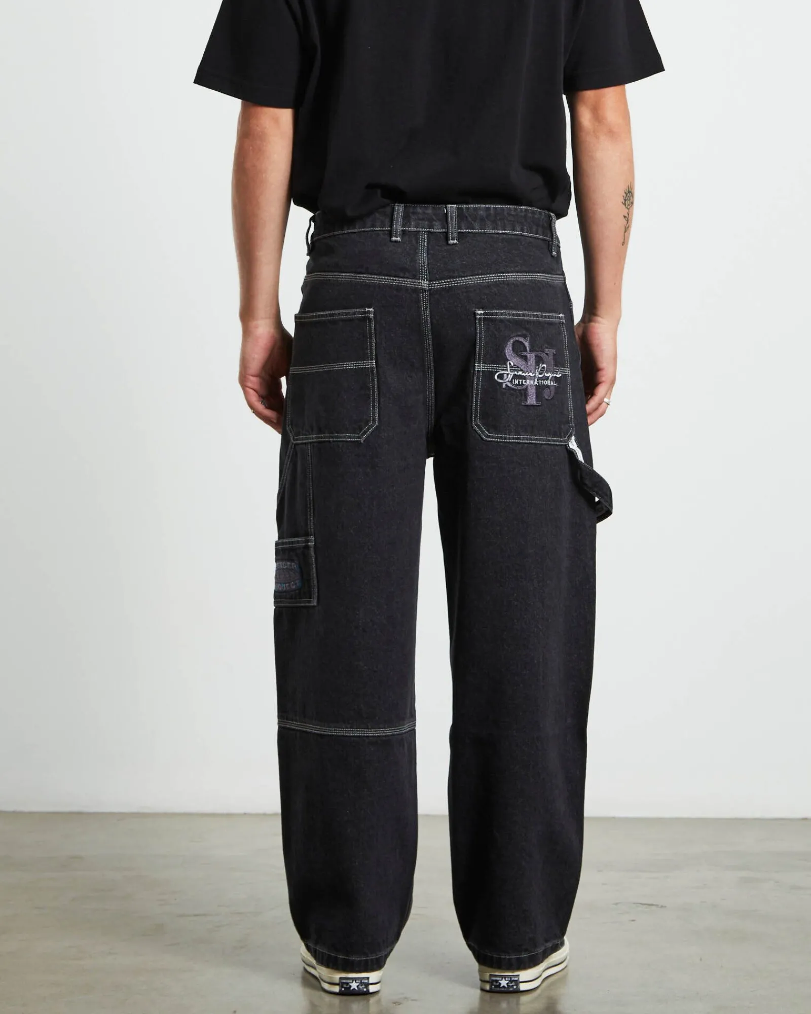 sretford_yk_cargo_jeans_i_3.webp Fashion SPENCER PROJECT Sretford Y2K Cargo Jeans In Black