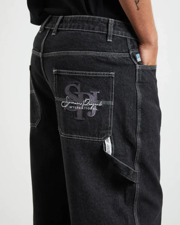 Fashion SPENCER PROJECT Sretford Y2K Cargo Jeans In Black