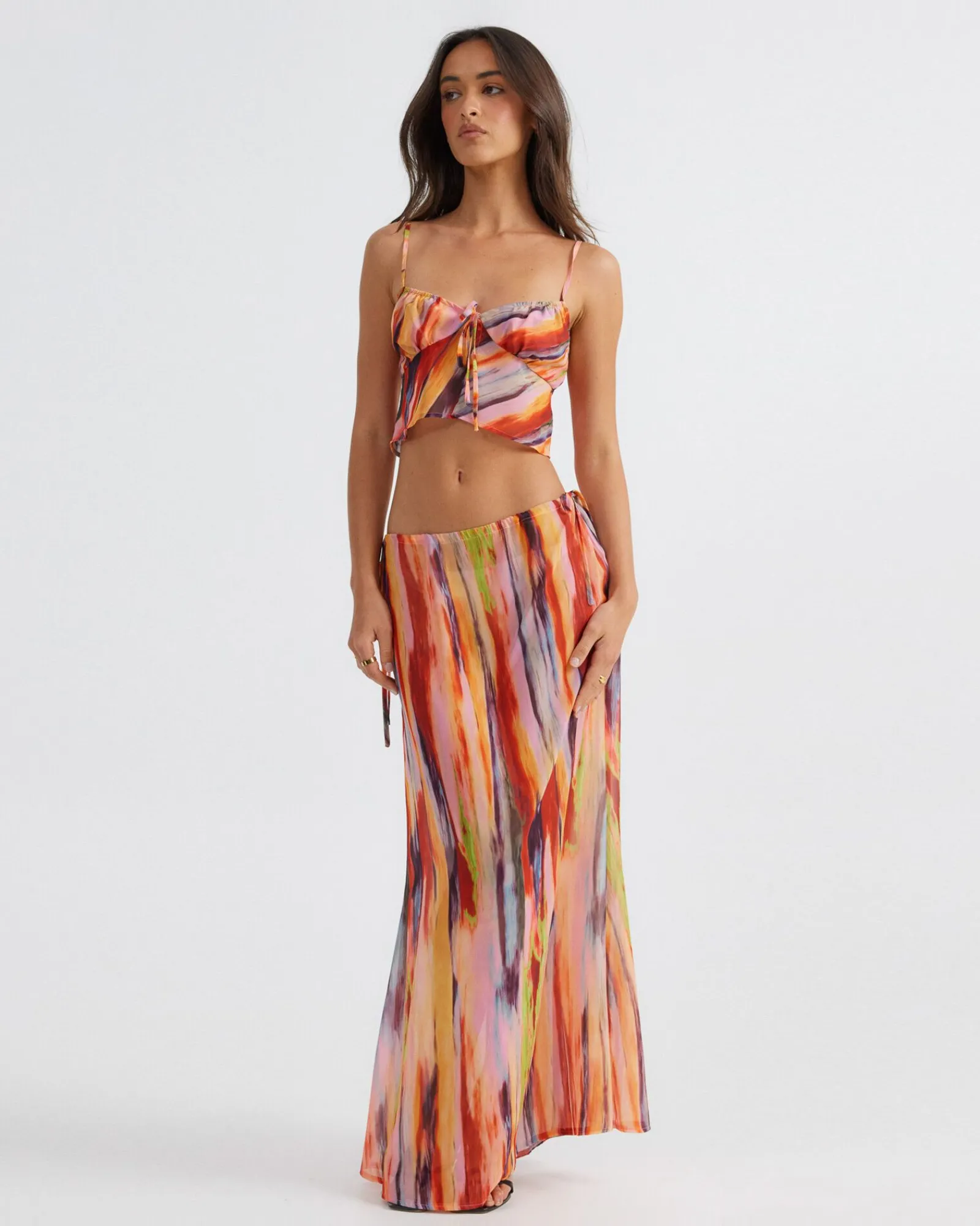 st_barts_maxi_skirt_in_mu_0.webp Shop SNDYS St Barts Maxi Skirt In Multi