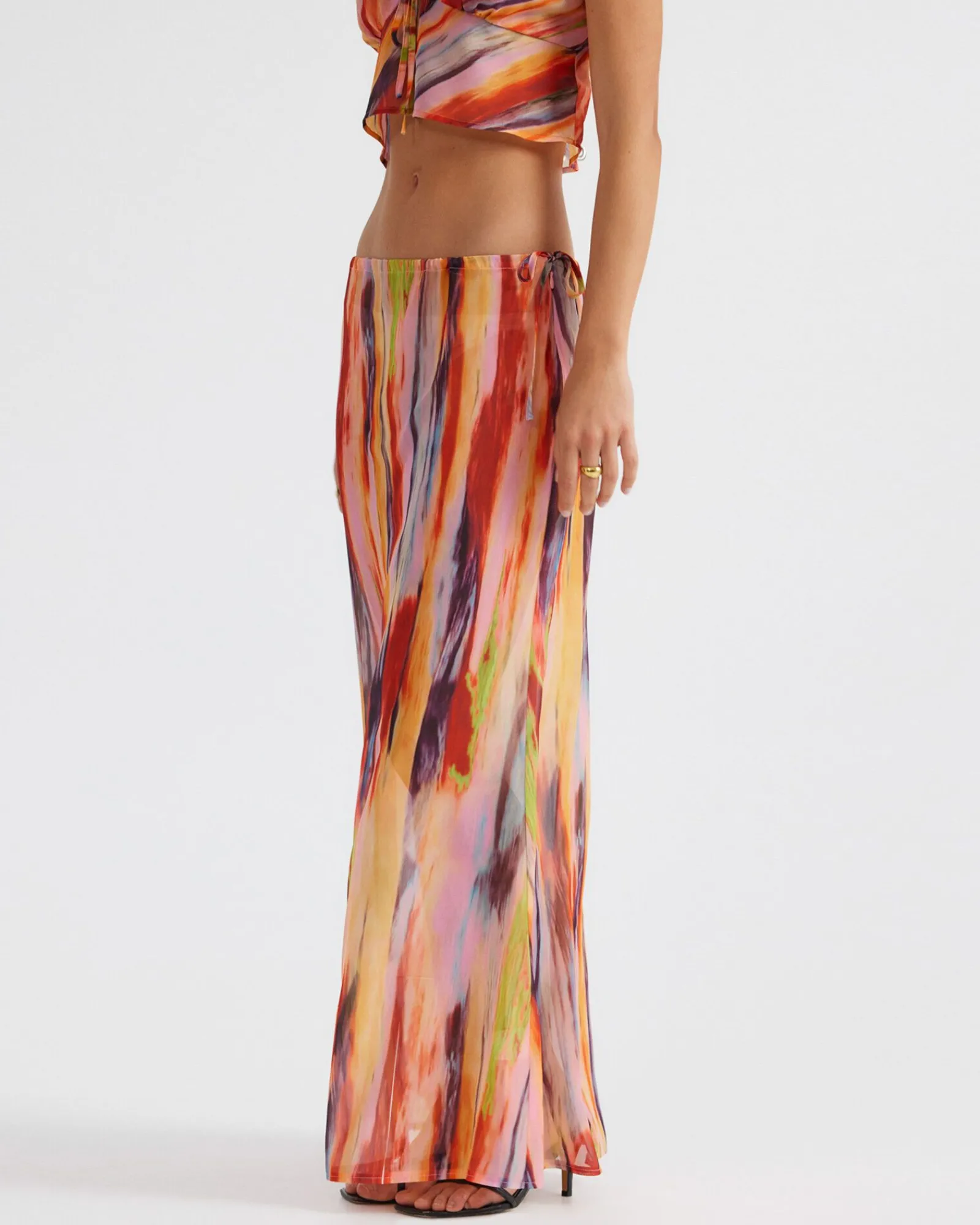 st_barts_maxi_skirt_in_mu_1.webp Shop SNDYS St Barts Maxi Skirt In Multi