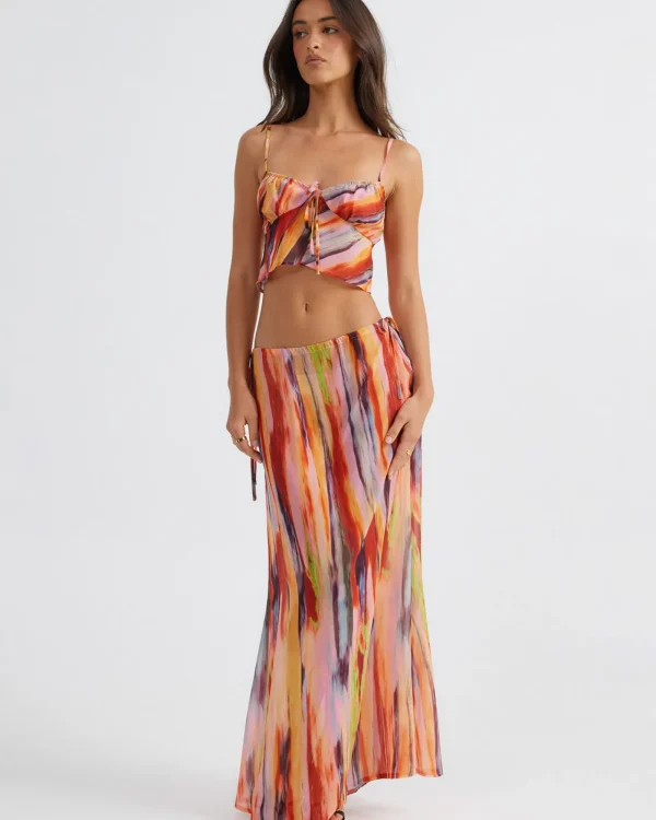 Cheap SNDYS St Barts Tie Up Cami In Mutli