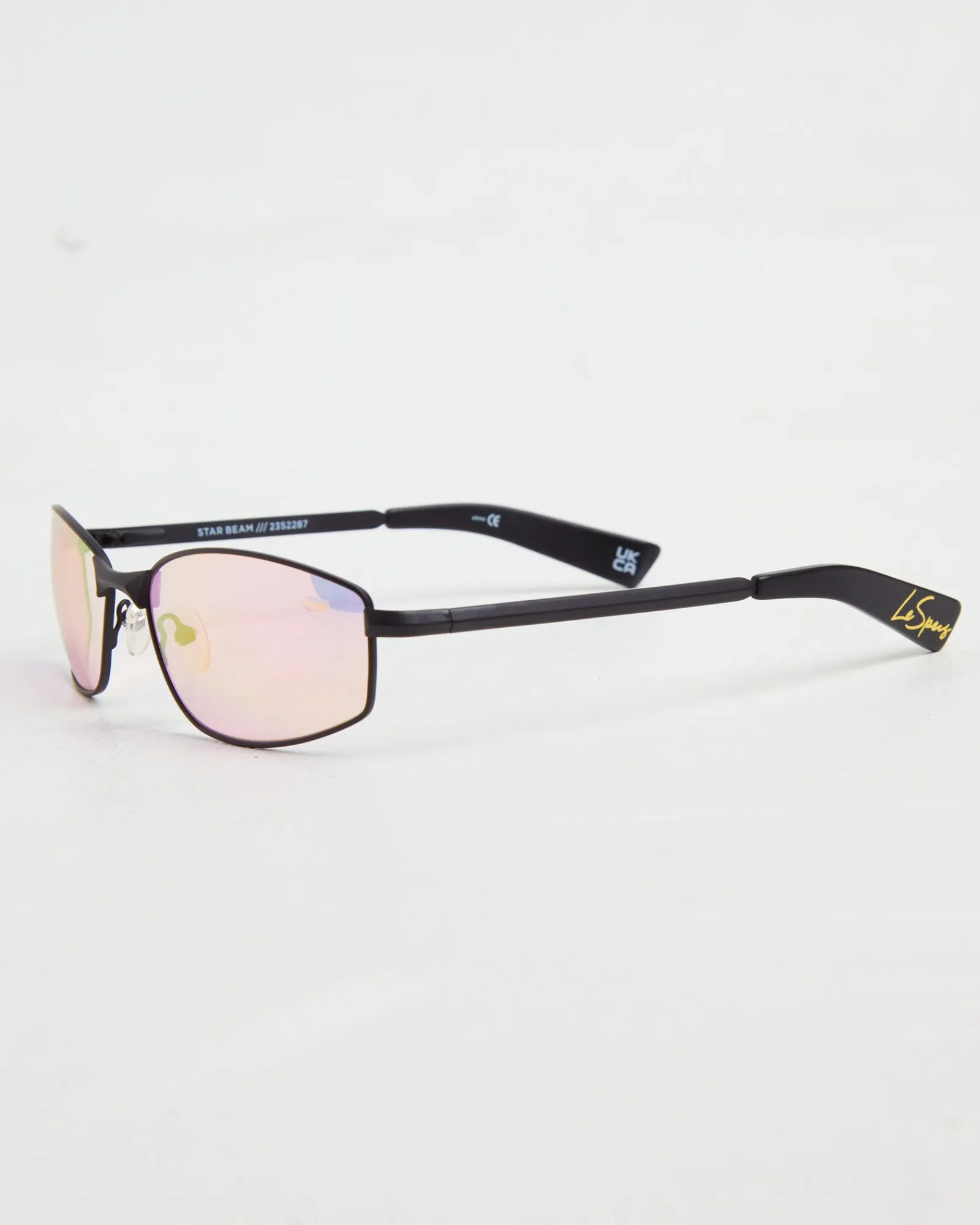 star_beam_sunglasses_in_m_5.webp Flash Sale LE SPECS Star Beam Sunglasses In Matte Black/Pink Mirror