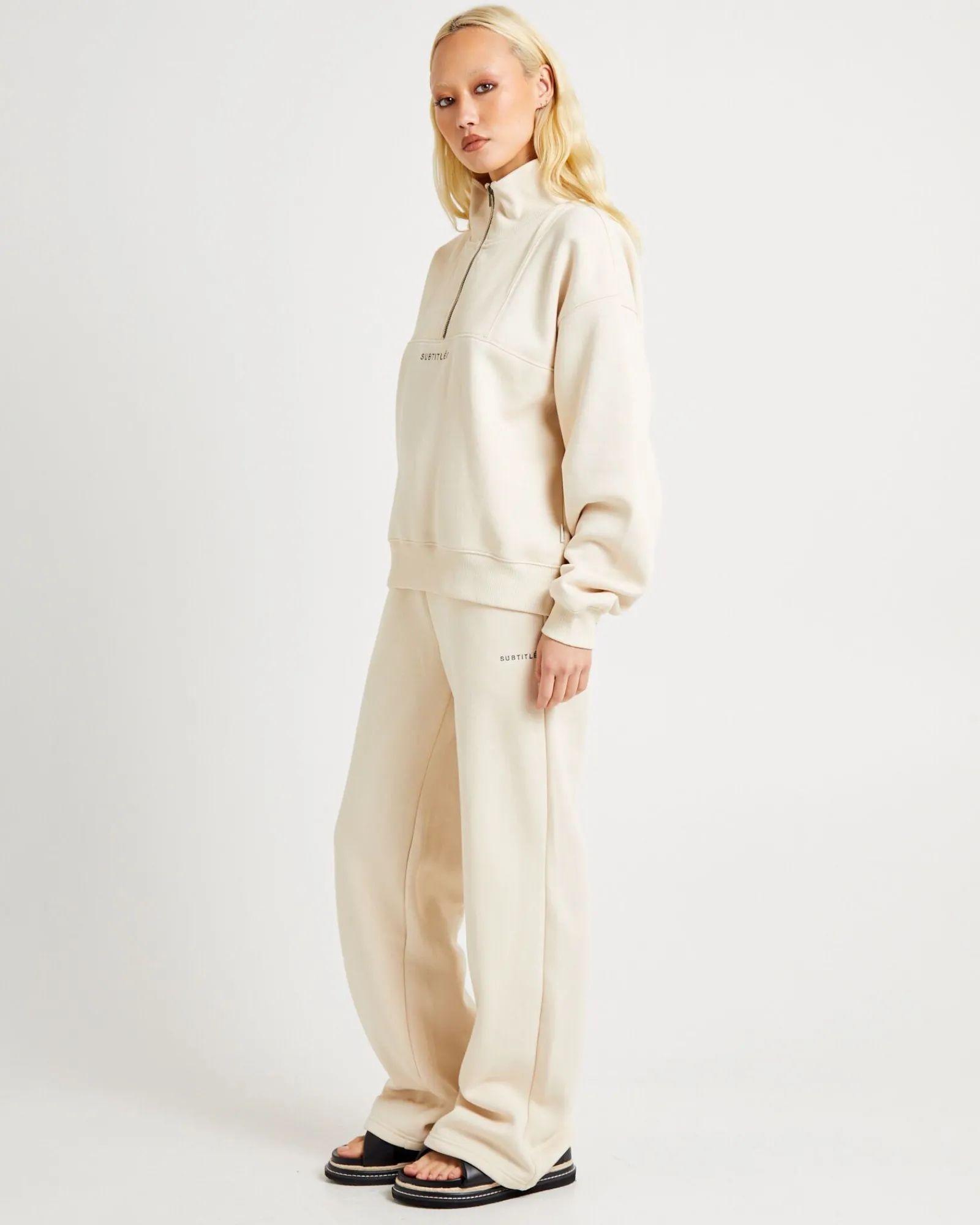 state_panelled_zip_front__3.webp Clearance SUBTITLED State Panelled Zip Front Fleece Oat