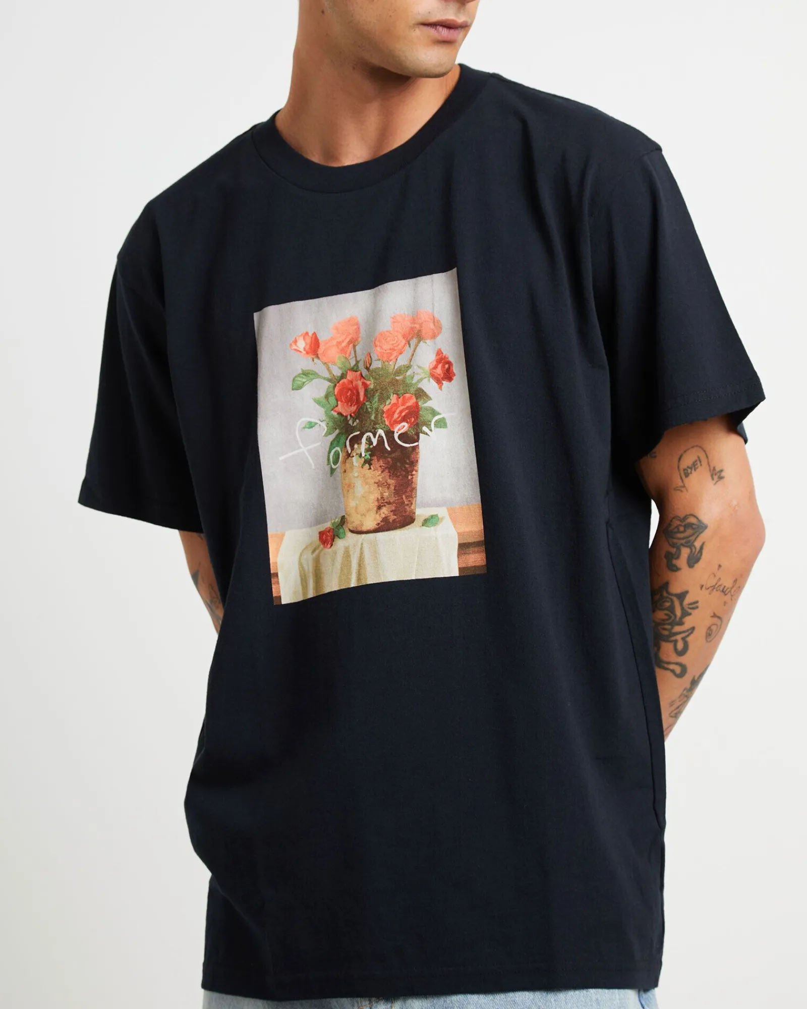 still_life_short_sleeve_t_4-1.webp Fashion FORMER Still Life Short Sleeve T-Shirt In Black