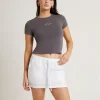 Flash Sale SUBTITLED Wave Fitted Tee In Slate Grey