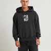 Best AFENDS Sunflower Recycled Pull On Hoodie Charcoal