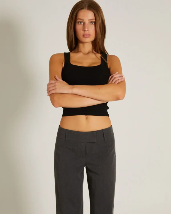 Cheap GENERAL PANTS CO. BASICS Super Scoop Classic Tank Top In Black