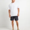 Store AFENDS Surf Related Hemp Fixed Waist Swim Shorts In Black