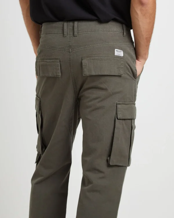 Fashion SPENCER PROJECT Surplus Ripstop Cargo Pants In Olive Green