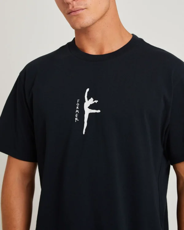 Cheap FORMER Suspension Short Sleeve T-Shirt Black