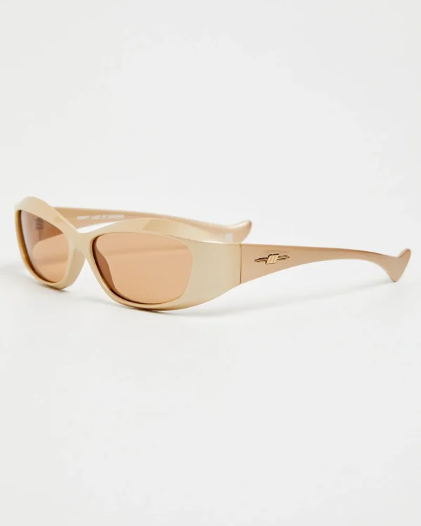 Cheap LE SPECS Swift Lust Sunglasses Pearl Nougat