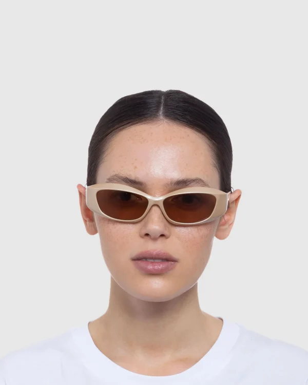 Cheap LE SPECS Swift Lust Sunglasses Pearl Nougat