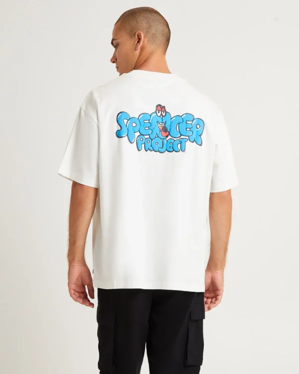 Store SPENCER PROJECT Tagger Short Sleeve T-Shirt White