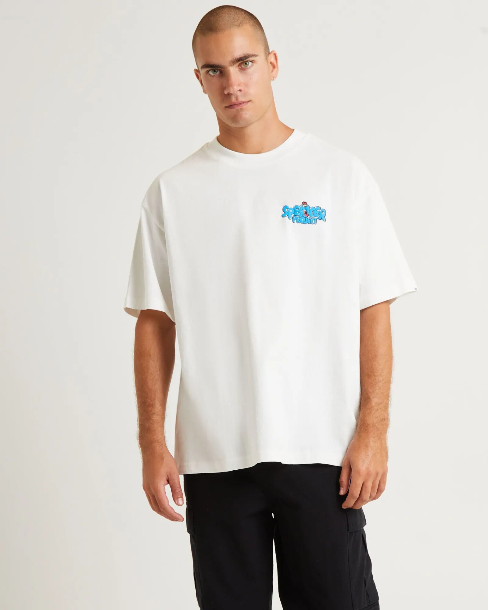 Store SPENCER PROJECT Tagger Short Sleeve T-Shirt White