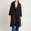 New SUBTITLED Tamika Trench Coat Black