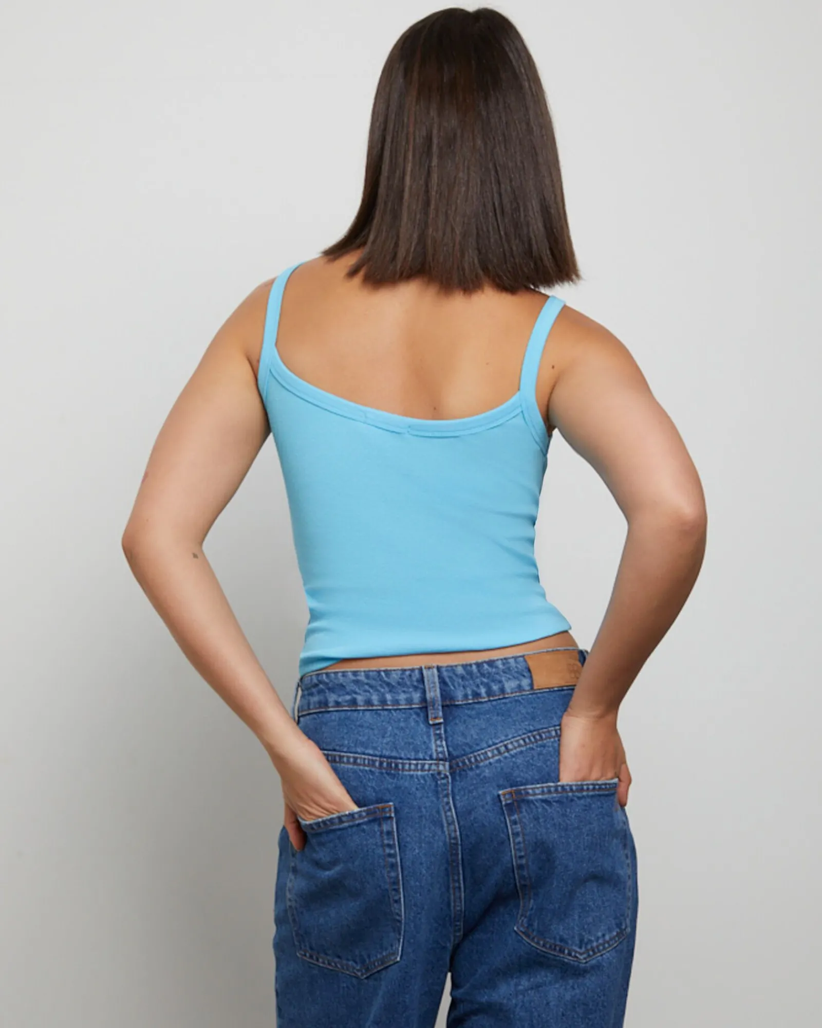 tank_top_in_azure_blue_1.webp Online GENERAL PANTS CO. BASICS Tank Top In Azure Blue