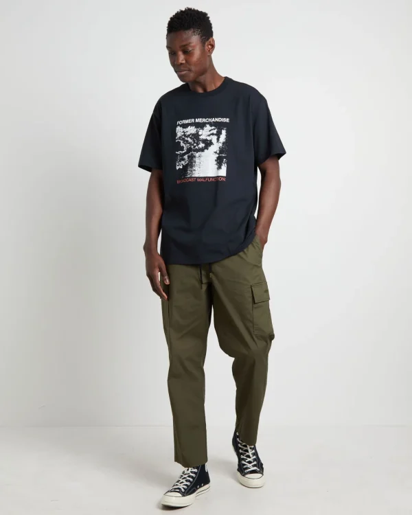 Fashion FORMER Tantrum Short Sleeve T-Shirt In Black