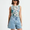 Shop NEON HART Teagan Print Mesh Tank Top In Assorted