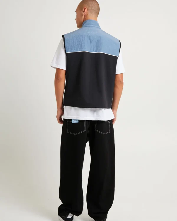 Store RUSTY Tekkers Unisex Fleece Vest Coal