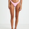 Best SUBTITLED Thong Bikini Bottoms In Pink