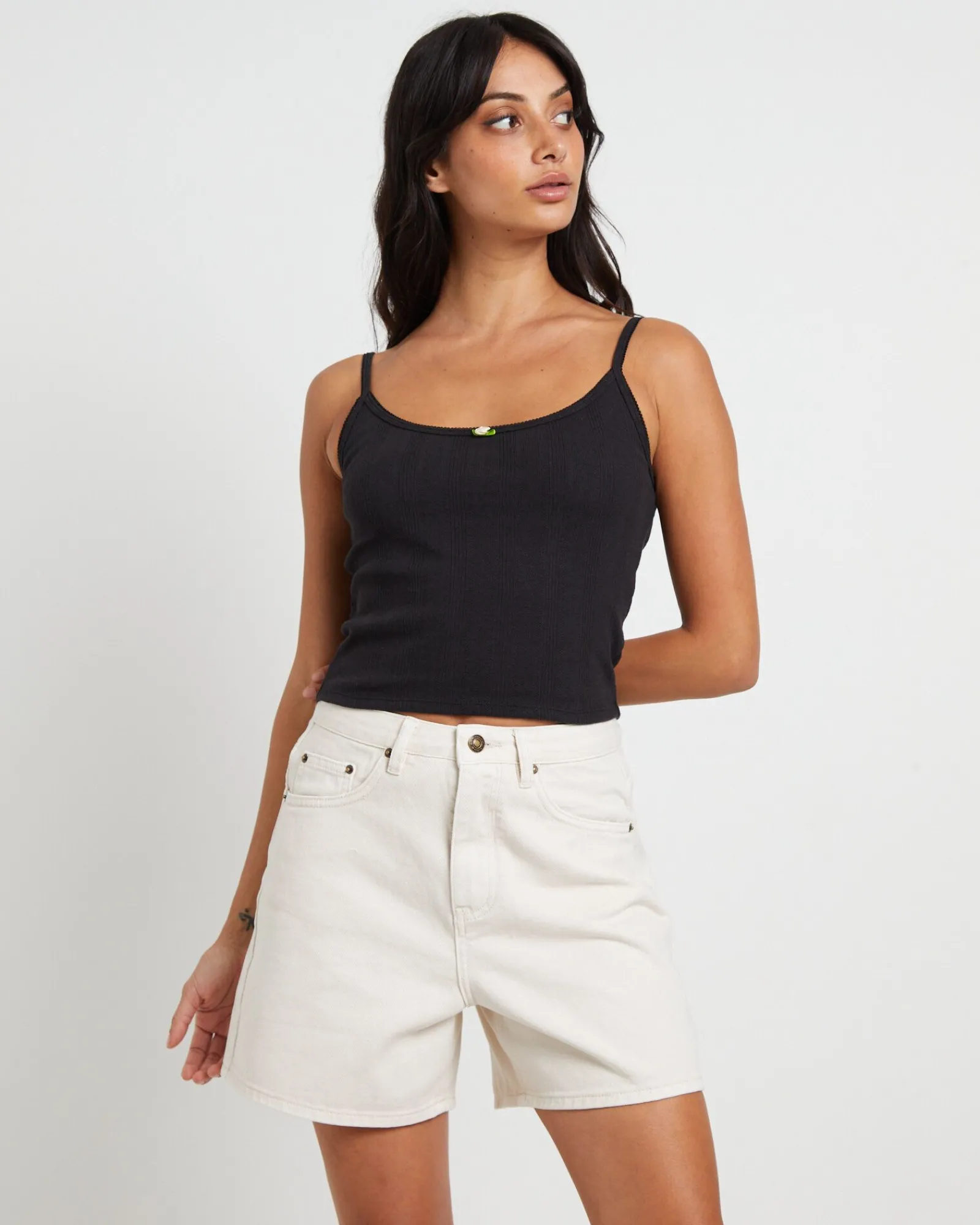 thrills_pointelle_tank_to_0-1.webp Fashion INSIGHT Thrills Pointelle Tank Top In Pitch Black