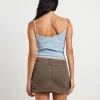 Fashion INSIGHT Thrills Pointelle Tank Top In Powder Blue