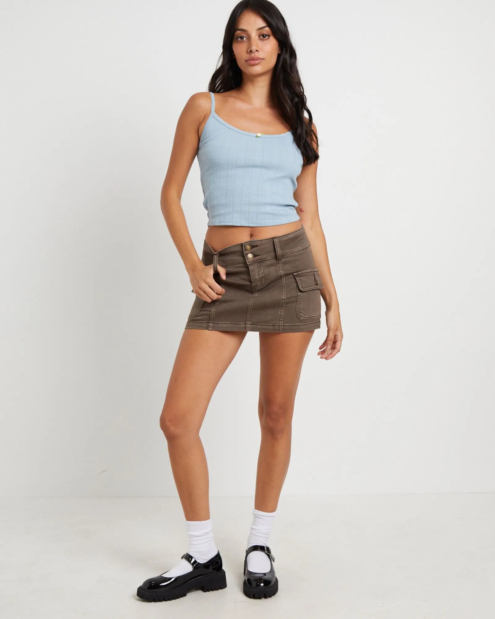 thrills_pointelle_tank_to_1.webp Fashion INSIGHT Thrills Pointelle Tank Top In Powder Blue
