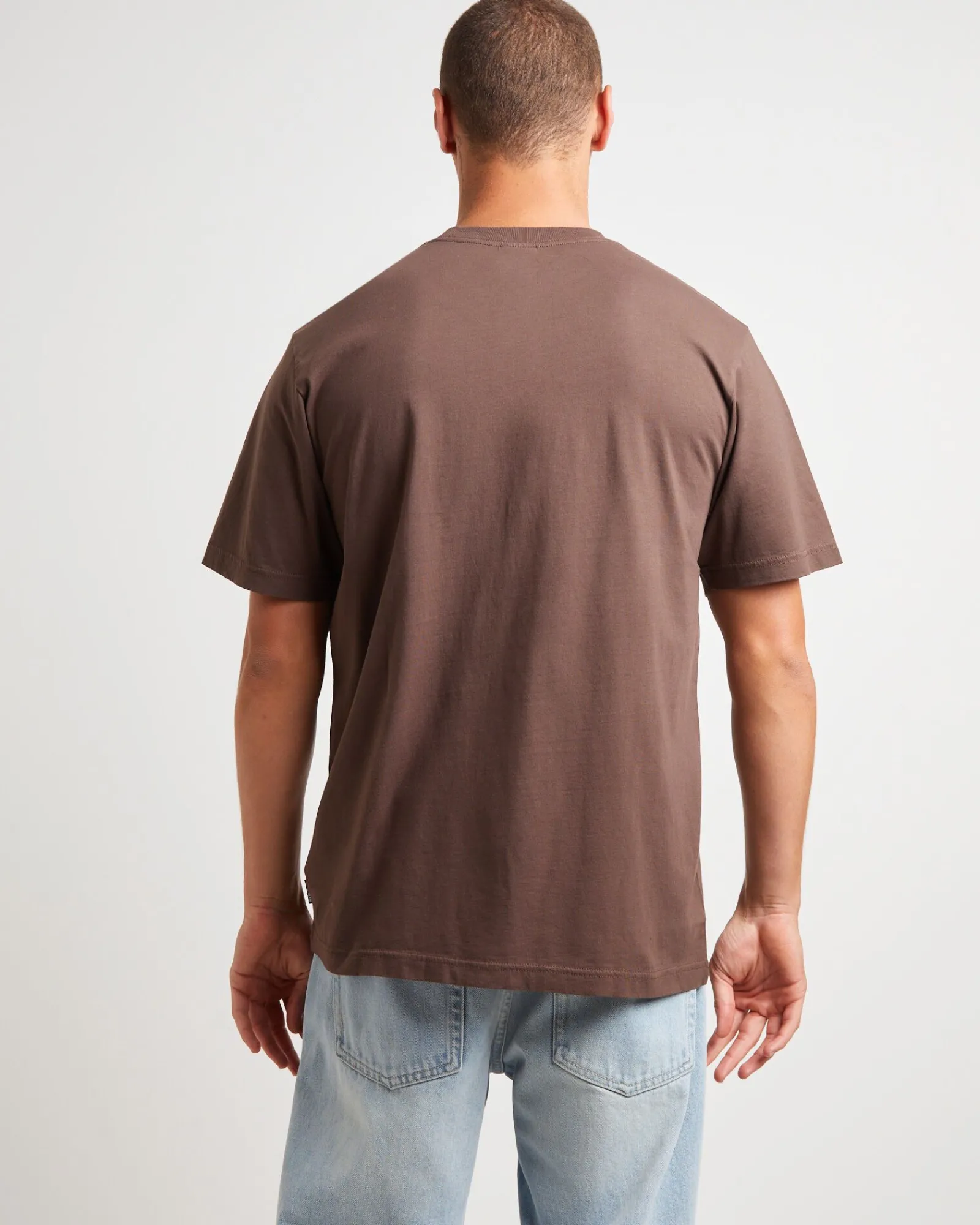 thrown_out_recycled_retro_1.webp Clearance AFENDS Thrown Out Recycled Retro Fit T-Shirt In Earth Brown
