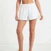 Fashion SUBTITLED Tide Linen Shorts In White