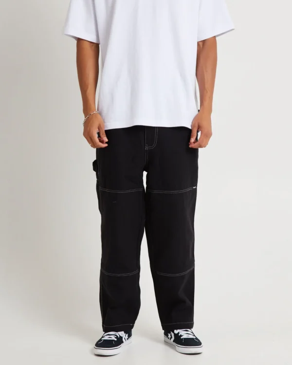 Hot INSIGHT Timer Canvas Double Knee Pants Brown
