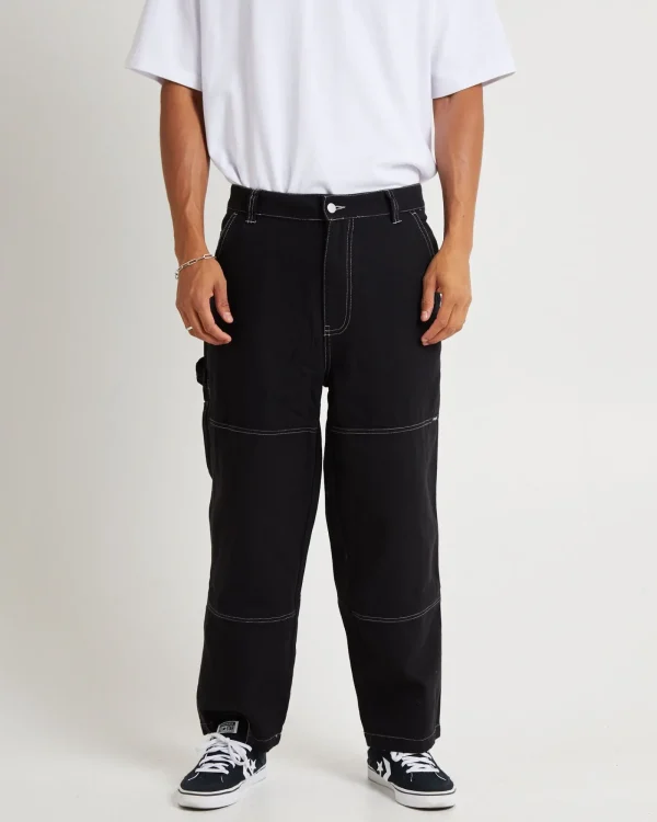 Hot INSIGHT Timer Canvas Double Knee Pants Brown