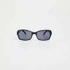 Shop LE SPECS Trance Sunglasses Black/Smoke