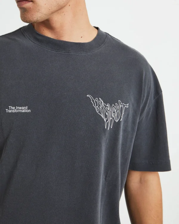New INSIGHT Transform Short Sleeve T-Shirt In Vintage Black