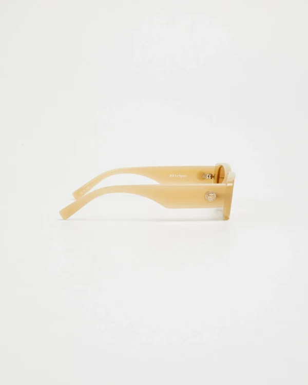 Outlet LE SPECS Unreal Sunglasses Latte/Light Brown