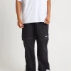 Cheap AFENDS Valley Recycled Zip Off Spray Pants Black
