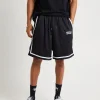 Cheap FUBU Varsity Mesh Shorts Black/White