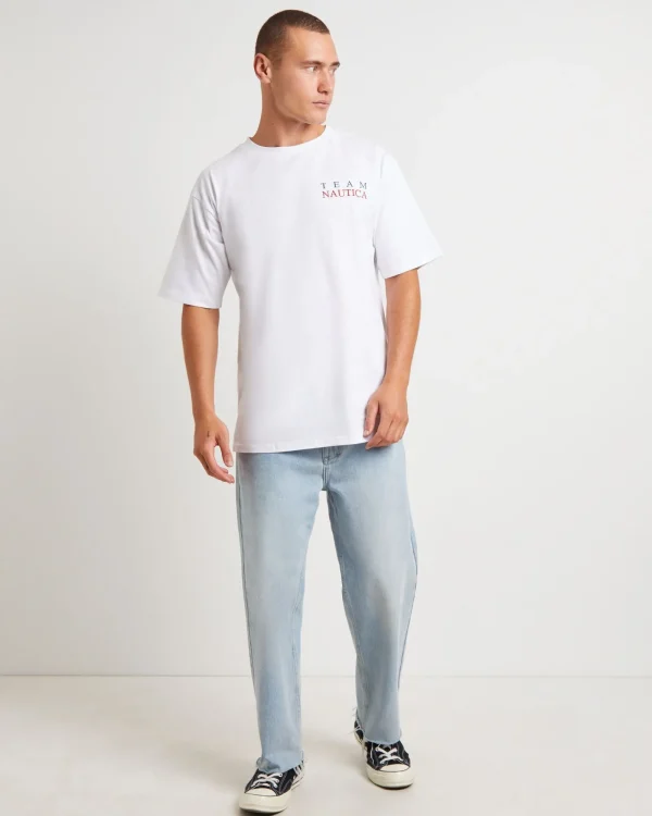 Best Sale NAUTICA Verstappen Short Sleeve T-Shirt In White