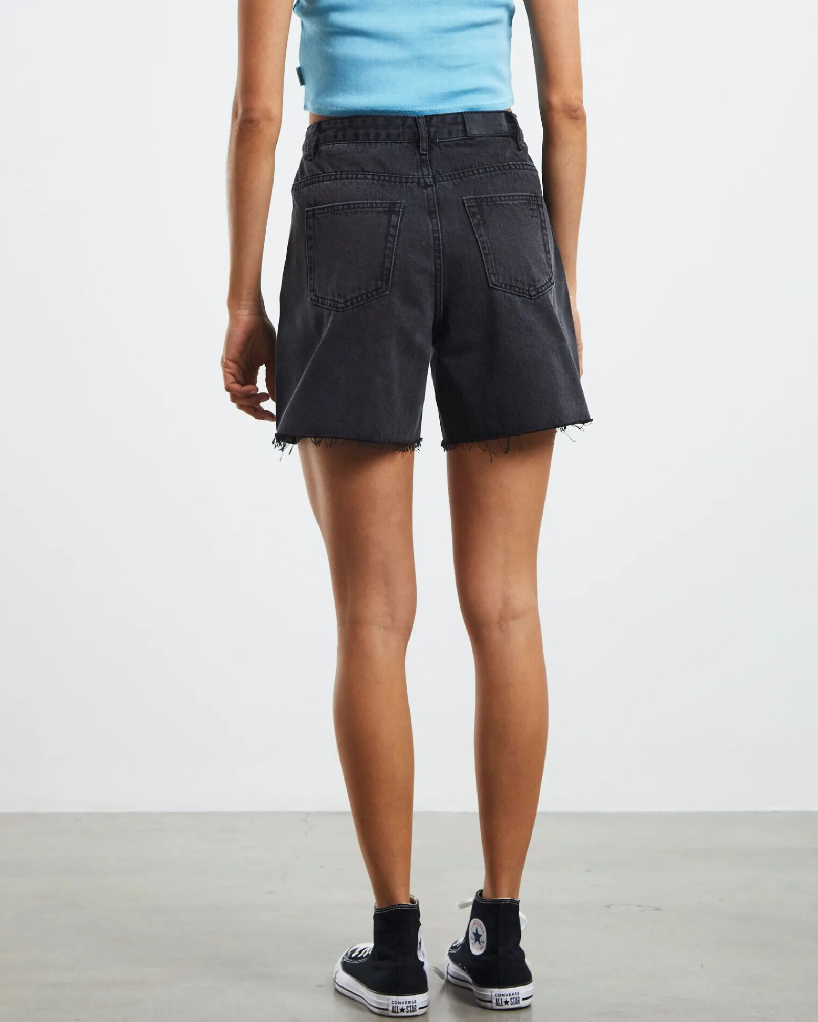 Online INSIGHT Vinnie Vintage Denim Shorts After Dark Black