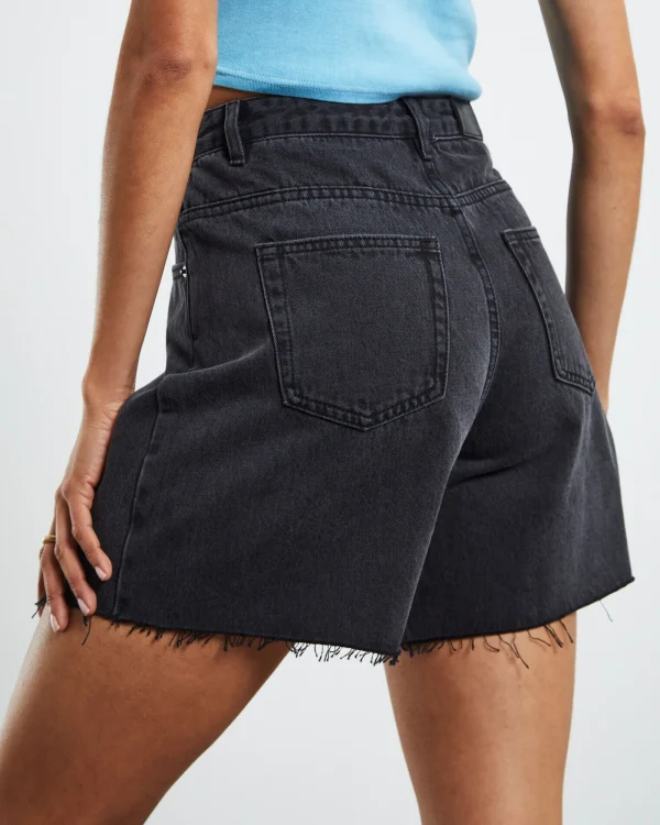 Online INSIGHT Vinnie Vintage Denim Shorts After Dark Black