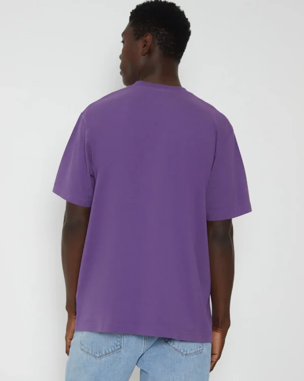 Discount AFENDS Vinyl Retro Fit Short Sleeve T-Shirt In Faded Purple