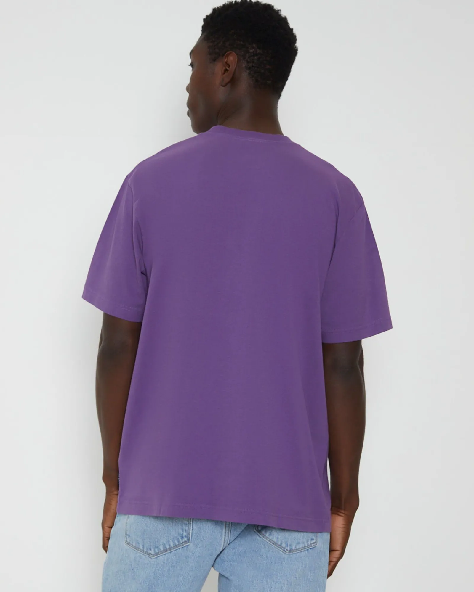 vinyl_retro_fit_short_sle_1.webp Discount AFENDS Vinyl Retro Fit Short Sleeve T-Shirt In Faded Purple