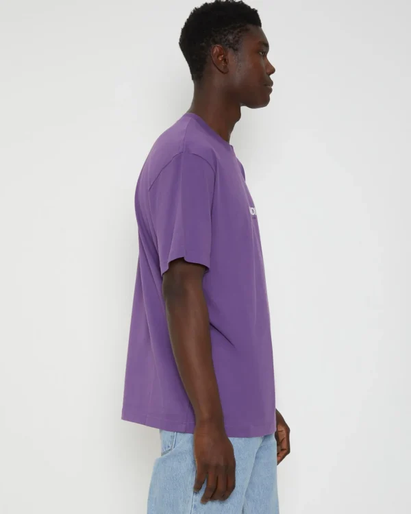 Discount AFENDS Vinyl Retro Fit Short Sleeve T-Shirt In Faded Purple