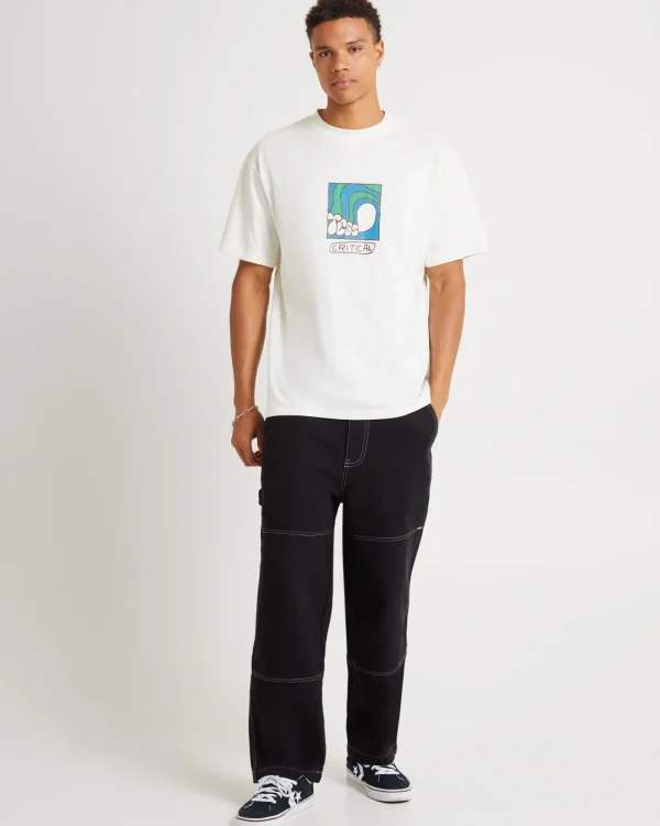 Best THE CRITICAL SLIDE SOCIETY Washroom Tee Vintage White
