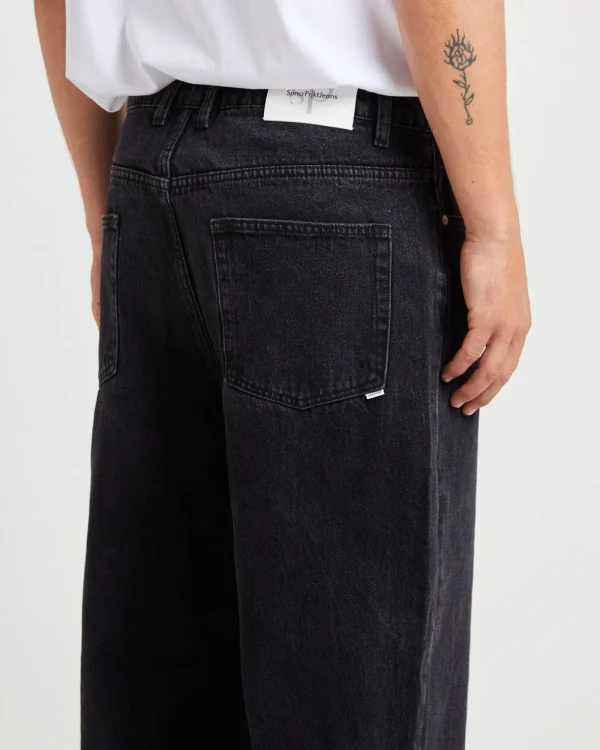 Fashion SPENCER PROJECT Wide Boy Jeans Black