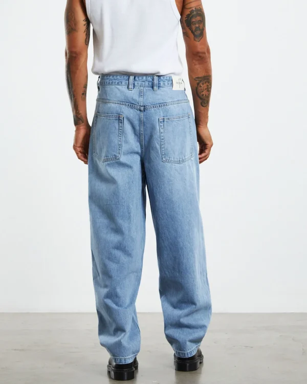 Shop SPENCER PROJECT Wide Boy Jeans 90'S Light Blue