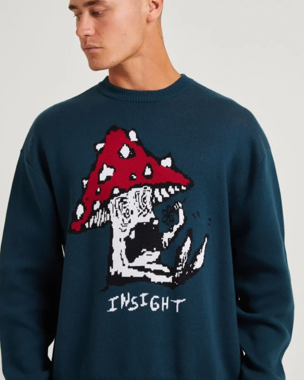 Fashion INSIGHT Wired Intarsia Knit Jumper
