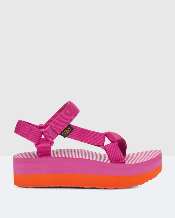 Store TEVA Women'S Flatform Universal Sandals In Rose/Violet/Orange