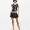 Clearance LIONESS Wyoming Vest Onyx Black