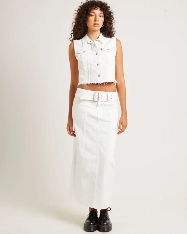 Clearance LEVIS Xs Vest In The Cloud White